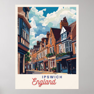 Poster Charming Ipswich Inglaterra