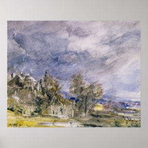 Pôster Charneca de John Constable   Hampstead de Wa bom