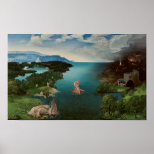 Pôster Charon que cruza o Styx