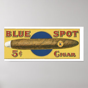 Poster Charuto azul do ponto