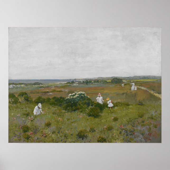 Poster Chase - Flores à beira-mar 1890 (Frente)