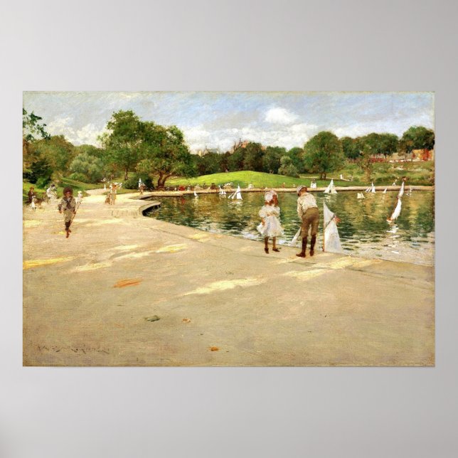 Poster Chase - Lago Para Iates Miniatura 1888 (Frente)