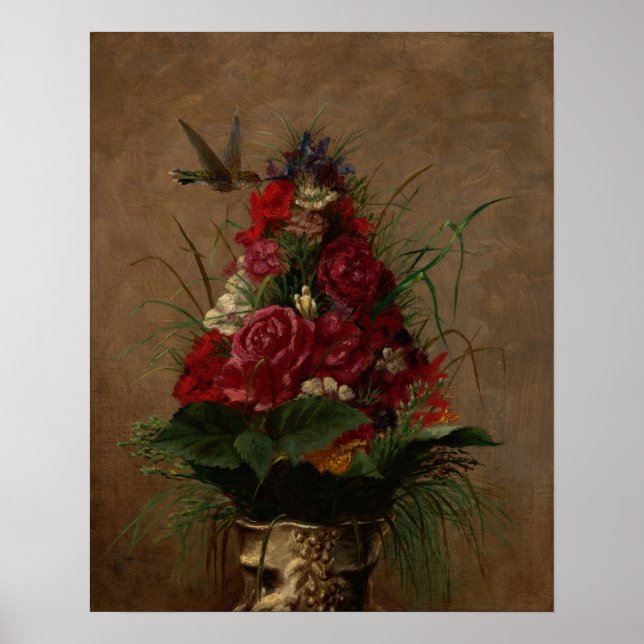 Poster Chase - Natureza-Morta Com Beija-Flor (Frente)