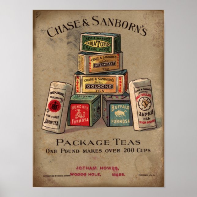 Poster Chase & Sanborn's Tea (Frente)