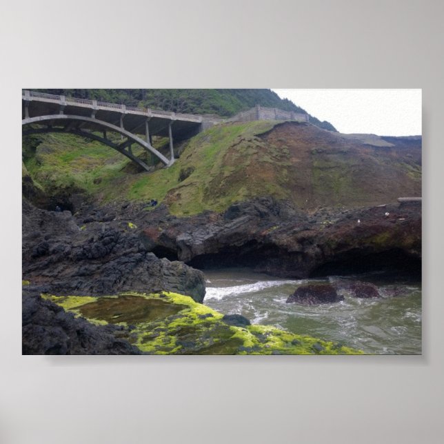 Poster Chasm de Cook, Cabo Perpétua, OR (Frente)