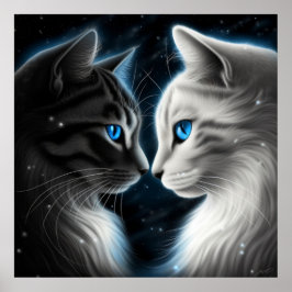 Poster Chat Face a Face