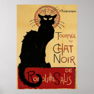 POSTER CHAT NOIR