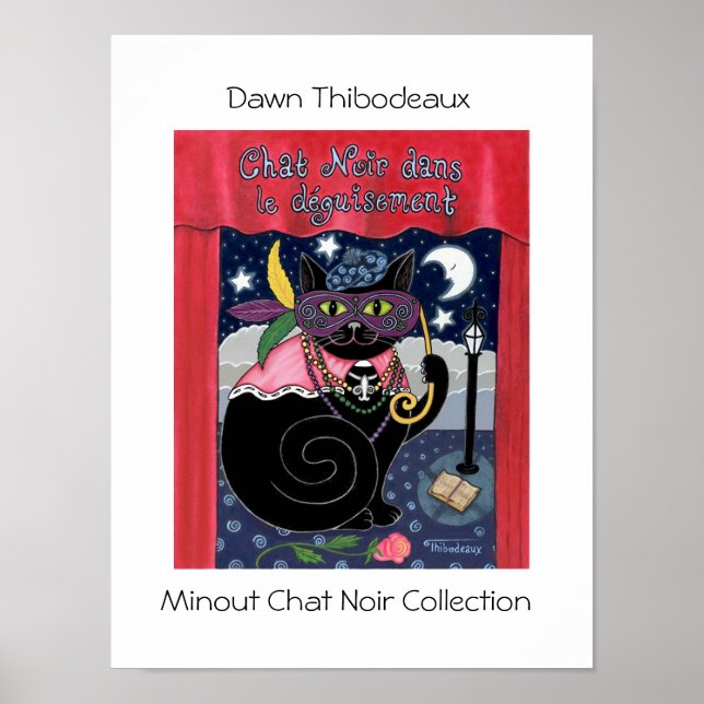 Pôster Chat Noir dans les Desguisement (Frente)