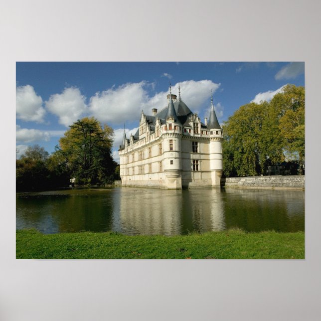 Pôster Chateau de Azay-le-Rideau, Indre-et-Loire, 2 (Frente)