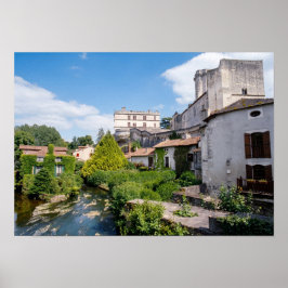 Poster Château de Bourdeilles e Rio Dronne, Dordogne