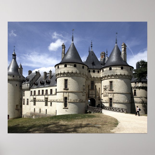 Pôster Chateau de Chaumont-Sur-Loire. (Frente)