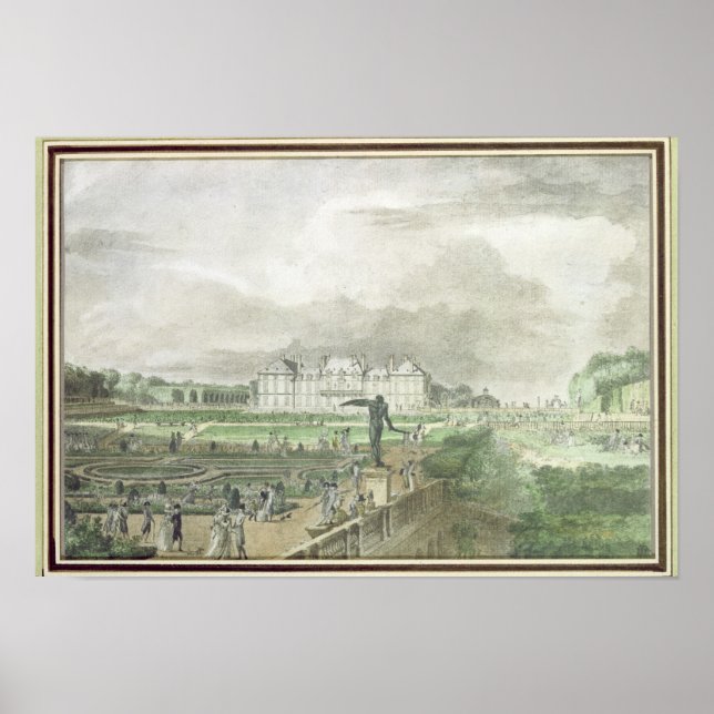 Pôster Chateau e Jardim de Sceaux (Frente)