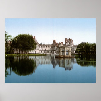 Poster Chateau Fontainebleau
