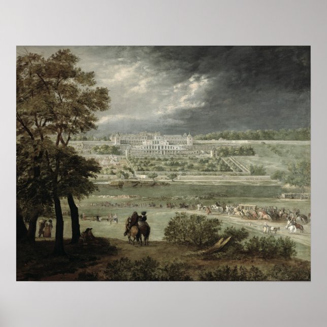 Pôster Chateau-Neuf de Ruas. Germain-en-Laye em 1655 (Frente)