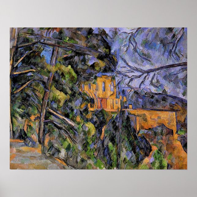 Poster Chateau Noir by Paul Cezanne (Frente)