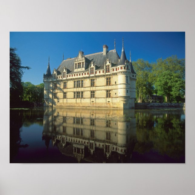 Poster Chateau of Azay-le-Rideau, Indre-et-Loire, (Frente)