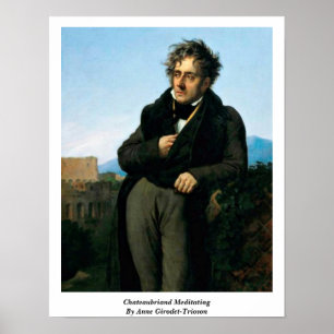 Pôster Chateaubriand que Meditating por Anne