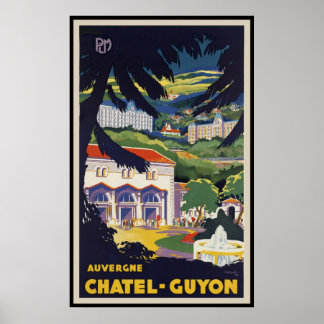 Poster Chatel-Guyon Auvergne