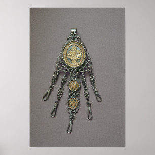 Pôster Chatelaine, fim do século XVIII