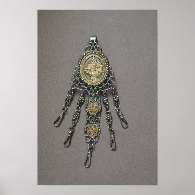 Pôster Chatelaine, final do século XVIII (Frente)