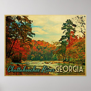 Poster Chattahoochee River Geórgia