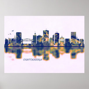 Poster Chattanooga Skyline