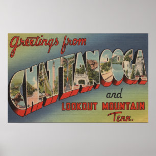Pôster Chattanooga, Tennessee - grandes cenas 2 da letra