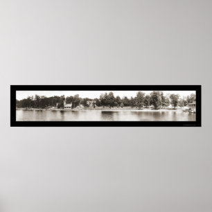 Pôster Chautauqua NY Water Photo 1909