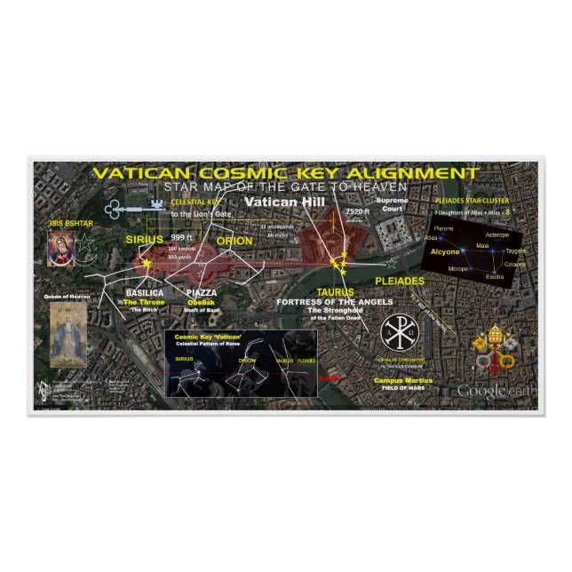 Pôster Chave Cósmica - Chi Rho (Frente)