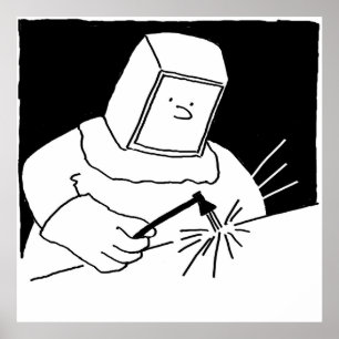 Poster Chaveiro ou soldador de metal