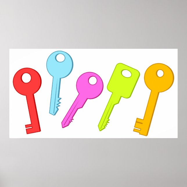 Pôster Chaves Coloridas (Frente)