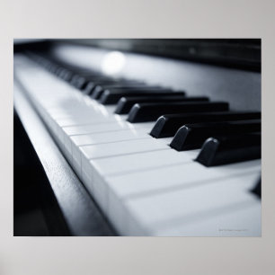 Poster Chaves detalhadas do piano