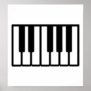 Poster Chaves do piano