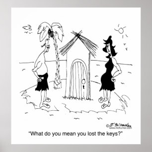 Pôster Chaves perdidas na ilha de deserto