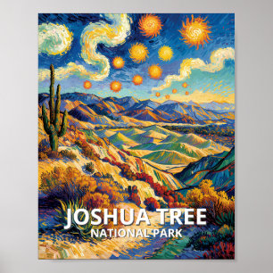 Poster Chaves Vista Personalizada de Joshua Tree Van Gogh