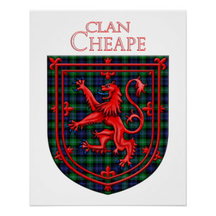 Pôster Cheape da Xadrez escocesa Torosay Tartan