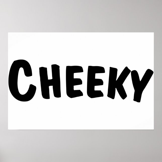 Poster Cheeky (Frente)