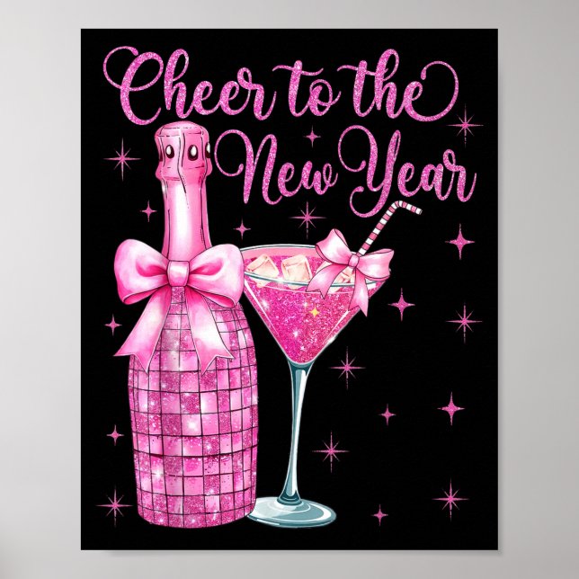 Poster Cheer To The New Year Happy New Year 2026 Party  (Frente)