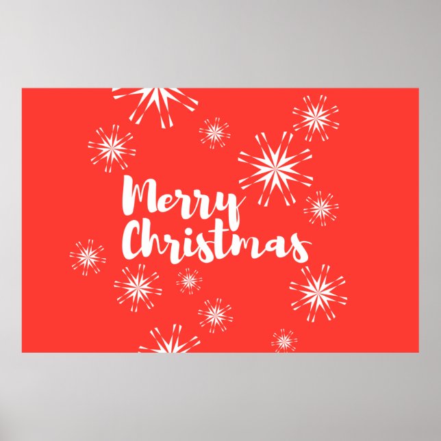Poster Cheerful, playful design of Merry Christmas (Frente)