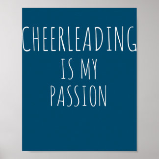 Poster Cheerhead É Minha Paixão Engraçada Cheerleader
