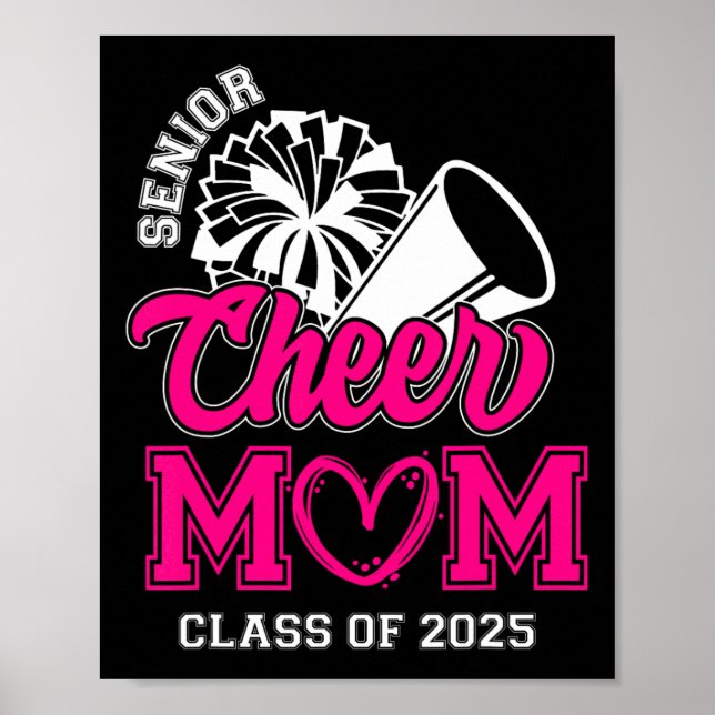 Poster Cheerleader De mais velho Mãe Cheer Cl De Graduaçã (Frente)