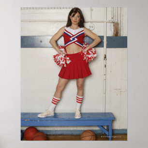 Poster Cheerleader que está no banco perto dos