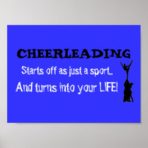 Poster Cheerleading transforma na vida!