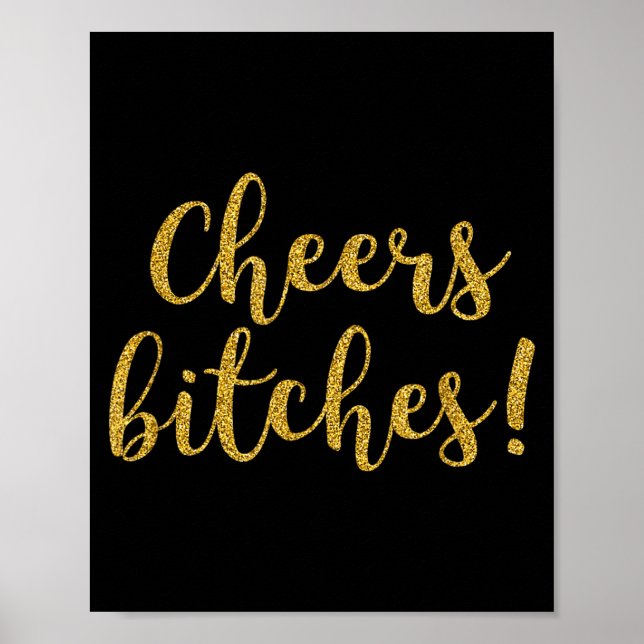 Poster Cheers Es Happy New Year Celebration New Years Eve (Frente)