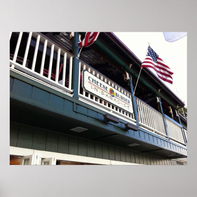 Pôster Cheeseburger em Paraíso, Lahaina, Maui, Havaí (Frente)