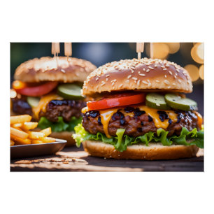 Pôster Cheeseburgers