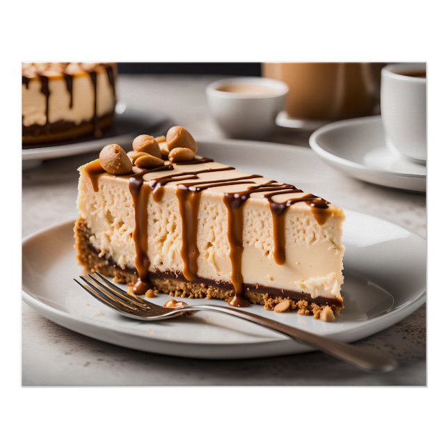 Pôster Cheesecake de Manteiga de Amendoim (Frente)