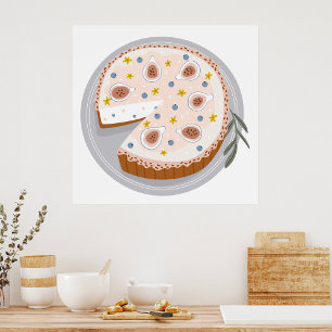 Poster Cheesecake redondo