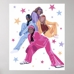 Poster Cheetah girls 2000s nostalgia raven symone