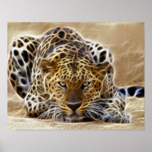 Poster Cheetah Glowe Electricity